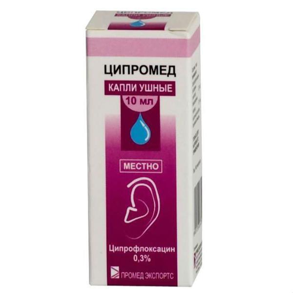 Купить Ципромед Ушные Капли Цена